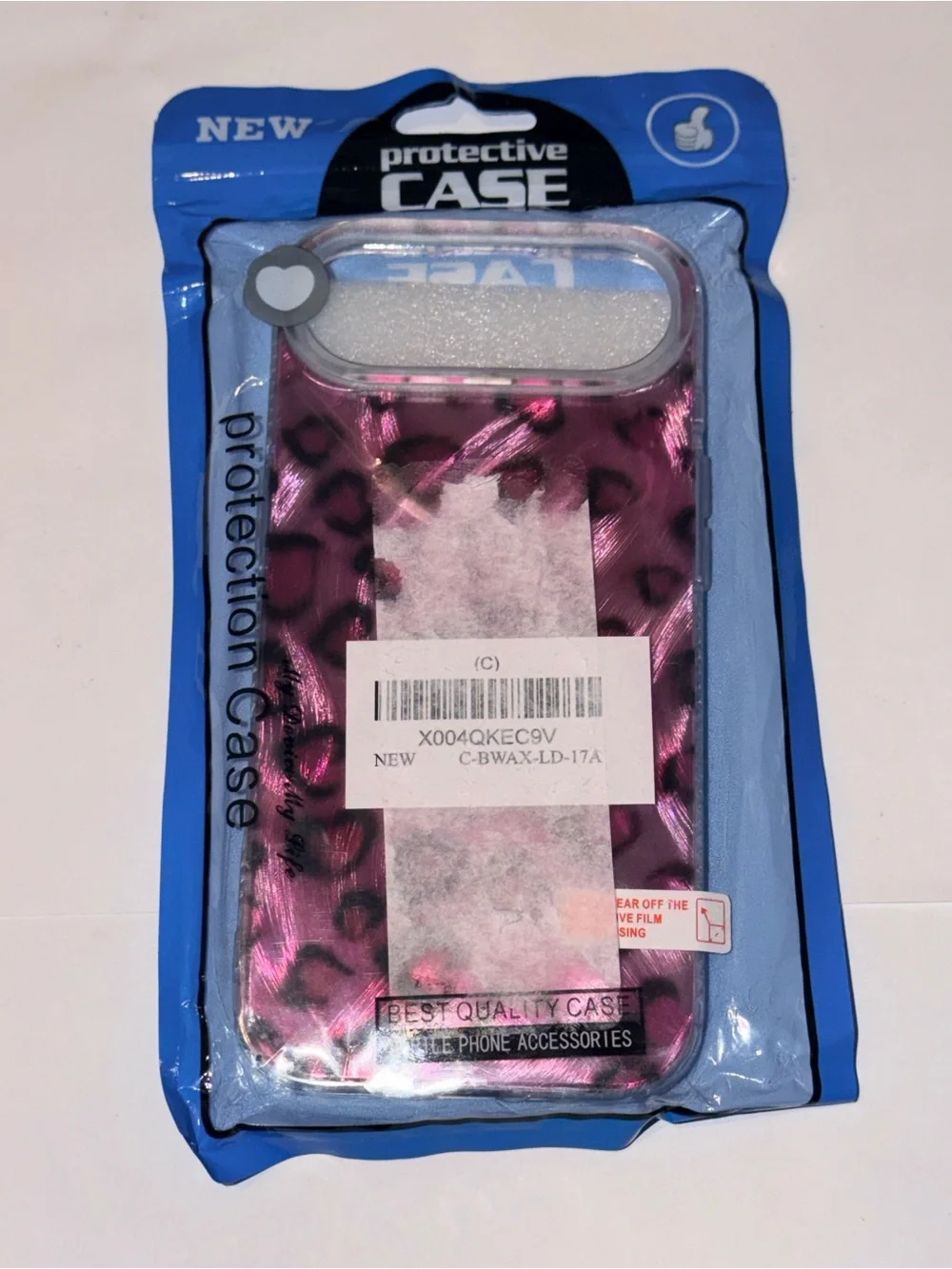 Pink Leopard Pattern IPhone 17 Air Case - Compatible Cell Phone Accessory